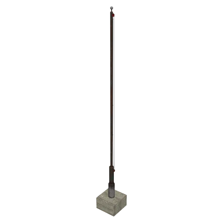 Decorative Metal Flag Pole