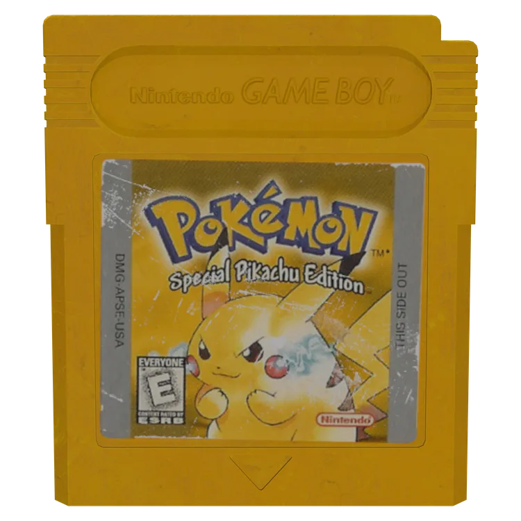Pokemon Yellow Cartridge