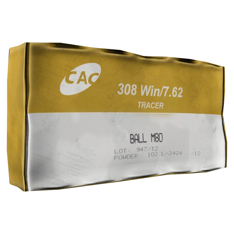 Boxed .308 WIN Tracer Rounds