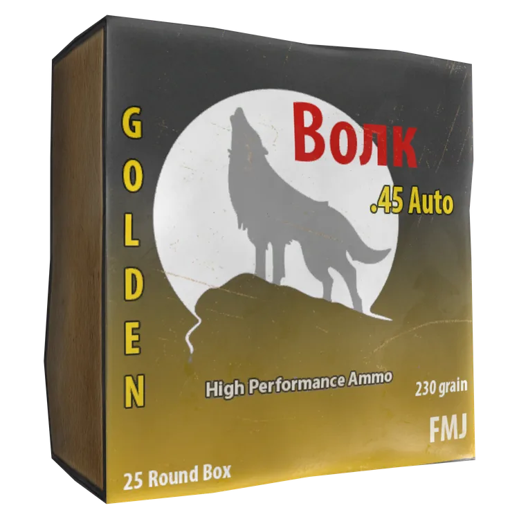 Boxed .45 ACP Rounds