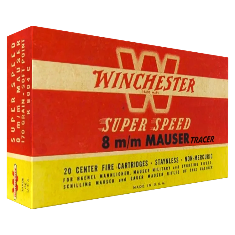 Boxed 792x57mm Mauser Tracer Rounds