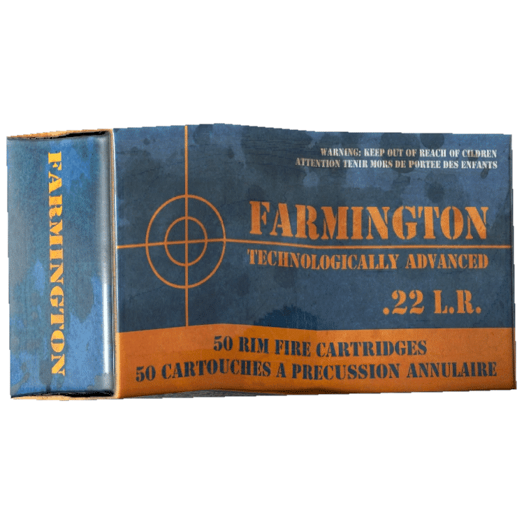 Boxed .22 LR Rounds