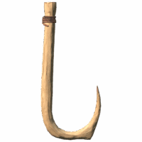 Wooden Fishing Hook