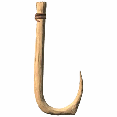 Wooden Fishing Hook