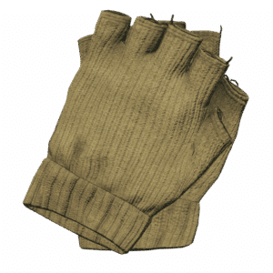 WoolGlovesFingerless Black