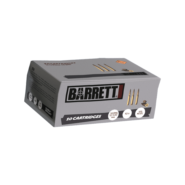 Boxed .50 BMG Rounds