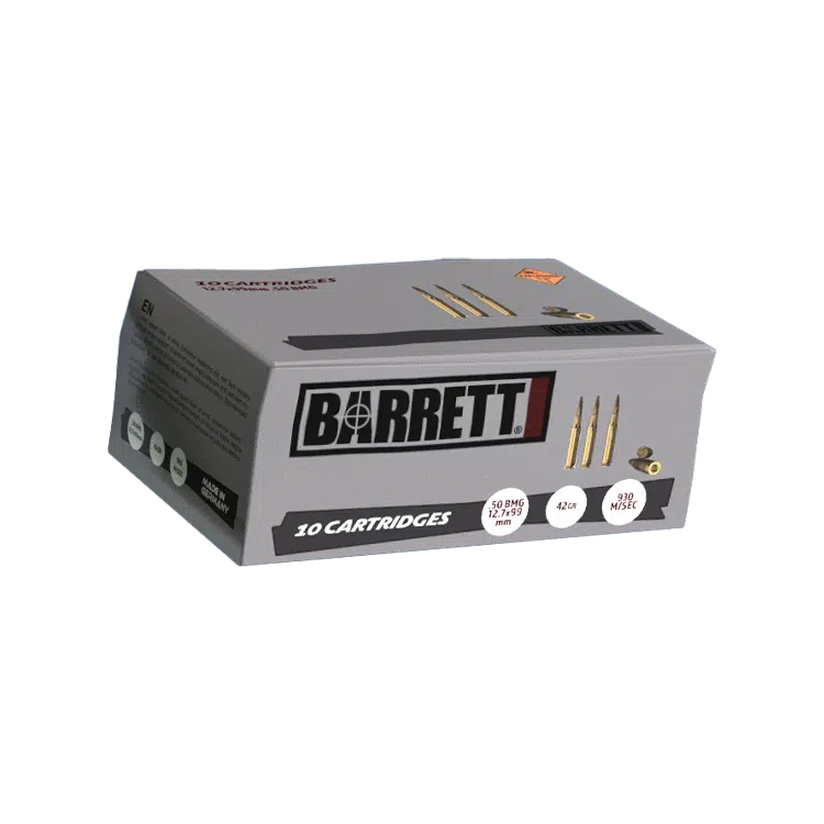 Boxed .50 BMG Rounds