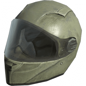DarkMotoHelmet Green