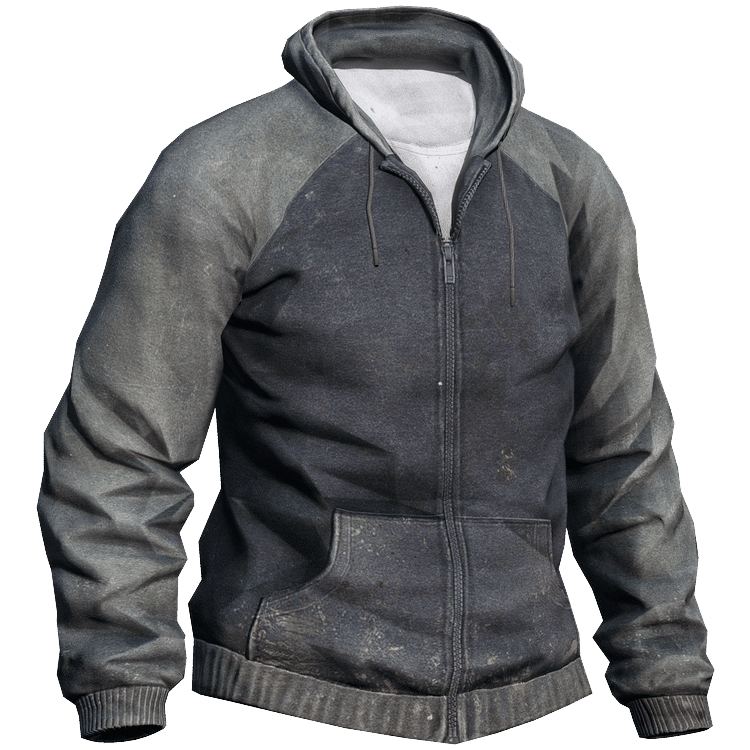 Navy Uniform Jacket 17 Hoodie Black