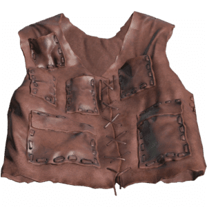 LeatherStorageVest Black