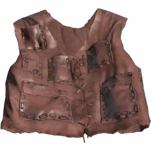 LeatherStorageVest Black