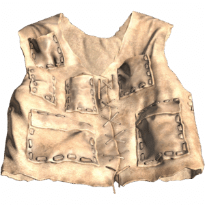 LeatherStorageVest Natural