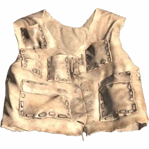 LeatherStorageVest Natural