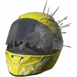 Motorbike Helmet Yellow King